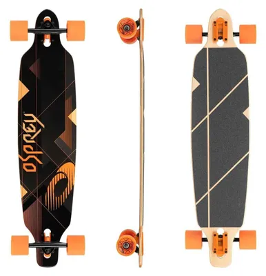 Productafbeelding van Osprey Nexus 39" Twin Tip Longboard - Drop-Through Trucks - ABEC 9