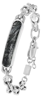 Produktbild von S.Oliver Herren Edelstahl Armband Jaspis 2038867