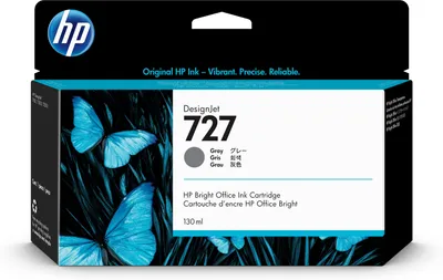 Produktbild von HP 727 DesignJet Tintenpatrone Grau 130 ml (B3P24A)
