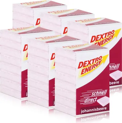 Produktbild von Dextro Energy Traubenzucker Johannisbeere 46g (6er Pack)