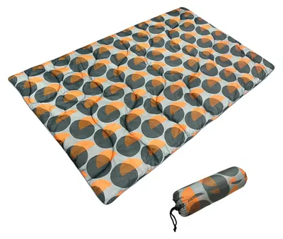 Hundeboxmatte 110x68 cm, wasserabweisend, waschbar, faltbar, für Reise & Camping