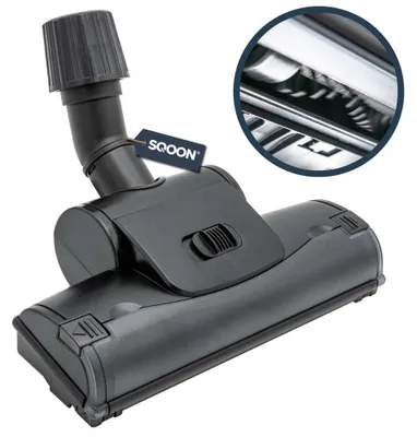 Productafbeelding van SQOON® Turbozuigmond – Universeel – 28 cm Breed – Voor Dierenharen