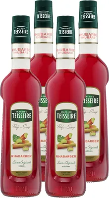 Zdjęcie produktu dla Syrop do napojów Mathieu Teisseire Rhubarb 0,7 l (opakowanie 4 szt.)