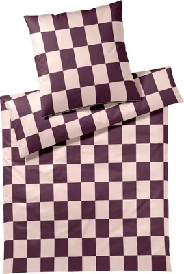 Zdjęcie produktu dla elegancka pościel mako-satynowa Plenty rose wine 155x220 cm + 80x80 cm