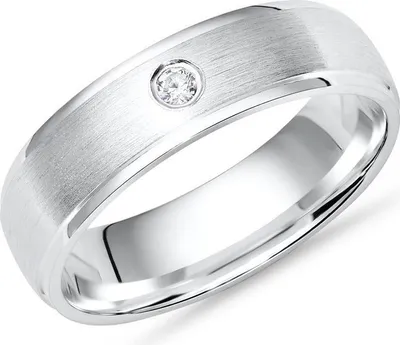 Produktbild von Unique Silberring 925 Sterling Silber Zirkonia matt 5mm breit R8505cz