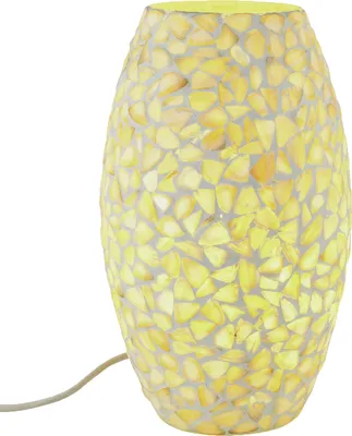 Image de Boho Déco lampe de table verre mosaïque Tiaga -2-