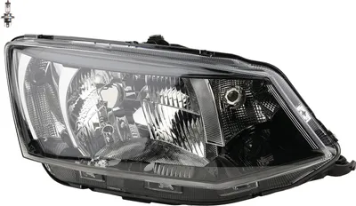 Produktbild von Scheinwerfer kompatibel zu Skoda Fabia NJ 14-15 Re. mit LWR Leuchtmittel 6V1941016 6V1941018 Johns