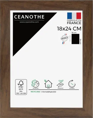 Image de Ceanothe cadre photo Eternel 13x18 cm brun