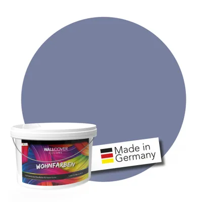 Produktbild von WALLCOVER Wandfarbe Blaugrau Hochdeckend Klasse 1 Matt 1L für 8 m²