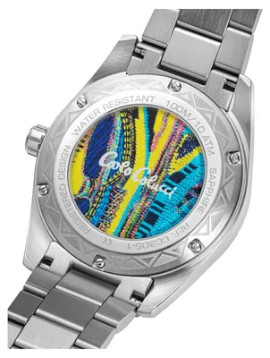 Produktbild von CARLO COLUCCI Herrenuhr Quarzuhr silber / blau onesize Herren 42 mm CC304-1