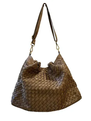 Produktbild von BZNA Handtasche Ronja taupe Designer Umhängetasche Shopper