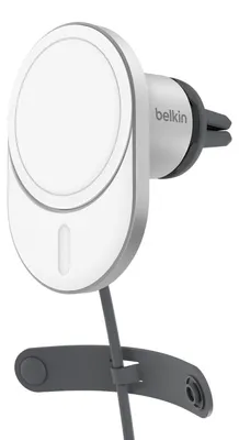 Zdjęcie produktu dla Belkin BoostCharge Pro, Automatyczna, USB, Bezprzewodowe ładowanie, 1,5 m, Srebrny, Biały
