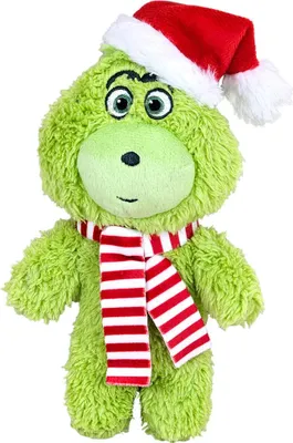 Produktbild von Nobby Xmas Hundespielzeug Grimo mit Weihnachtsmütze 19 cm