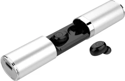 Productafbeelding van TWS F9 Bluetooth 5.0 oordopjes, zilver