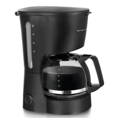 Productafbeelding van Emerio Koffiezetapparaat met Glazen Kan – 0,6 L Filterkoffie – Camping – Uitneembaar Filter – Anti-drup – 600 W – CME-116801