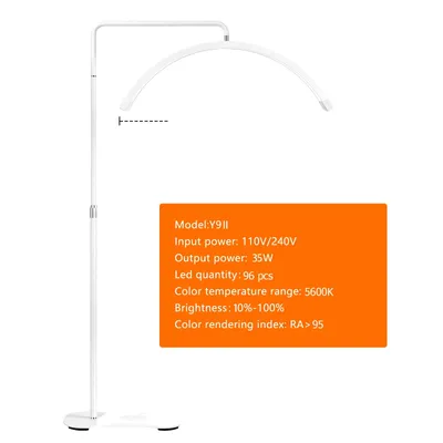 Obrázok produktu pre Fotografická lampa, oblúkový dizajn, svetelná technológia LED, Y9II White