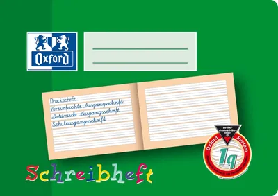 Image de Oxford Schreiblernheft A5 quer 16 Blatt Lineatur 1q 10Stk