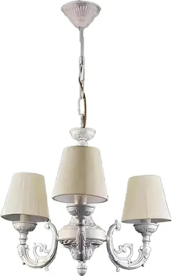 Produktbild von Kronleuchter Deckenleuchter Lüster Deckenlampe Lampen Zink Weiß Art