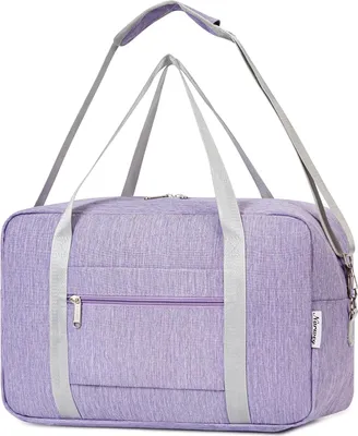 Produktbild von Faltbare Reisetasche - Handgepäck für Damen und Herren - 1 Stück - Lila - 40x20x25