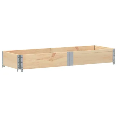 Produktbild von vidaXL Paletten-Aufsatzrahmen 150x50 cm Massivholz Kiefer