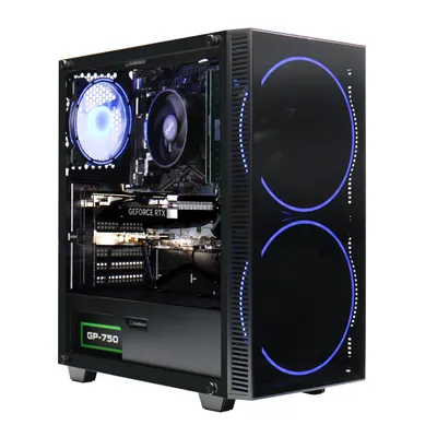 Produktbild von GAMEMAX Gaming PC Black Hole 7563 i5 14400F 32GB RAM 1TB SSD RTX 5060Ti (16GB) Windows 11