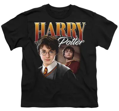 Obrázok produktu pre Tričko s motívom Harryho Pottera – "The G.O.A.T" – pre deti, model TV37036 (128), čierna farba