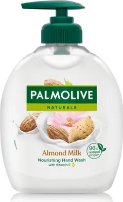 Obrázok produktu pre Palmolive Mydlo na ruky s mandľovým mliekom a pumpičkou - jemné čistenie - 300 ml - 1 tyčinka