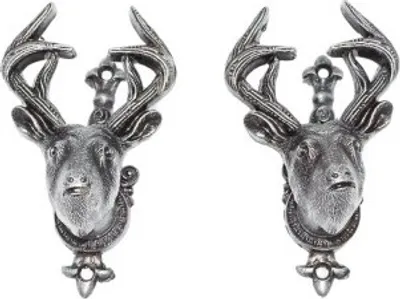Produktbild von Garderobenhaken, Design Haken, Silber Wandhaken | K1067