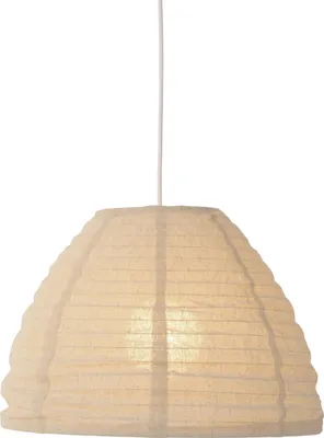Produktbild von Näve Leuchten Stoffpendelleuchte Stoffpendelleuchte Pendelleuchten - Stoffpendelleuchte, Hängelampe aus Textilmaterial in beige, E27-Fassung