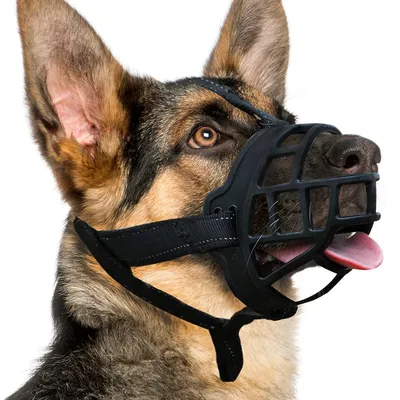Productafbeelding van BARKLESS mondkorf voor honden, siliconen mand voor kleine, middelgrote en grote honden, wit