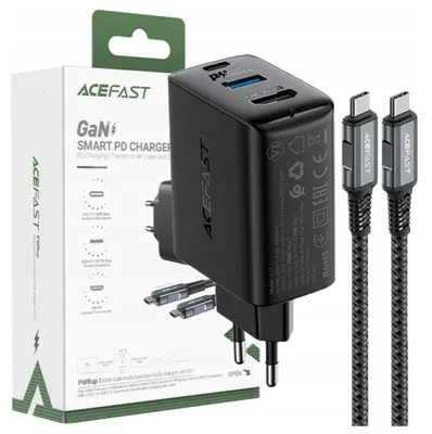 Produktbild von ACEFAST A17, Drinnen, AC, 1,8 m, Schwarz