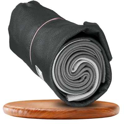 Produktbild von Lederstücke groß Grau 1kg mindestens DIN A3  - Lederstücke alle Stücke mind. DIN A3 - echtes Leder zum nähen - handverlesene Lederreste - Leder zum basteln - verschiedene Grautöne enthalten