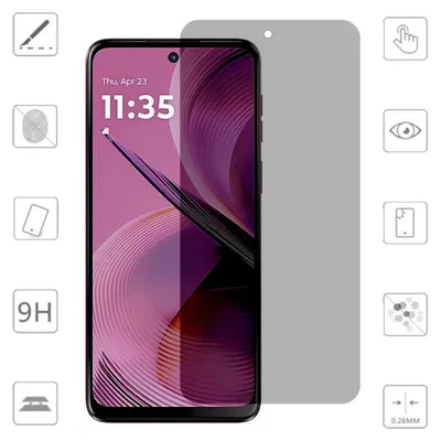 Obrázok produktu pre Pre Motorolu Moto G56 5G 1x 2,5D 0,26mm Privacy 9H Tempered Glass Film
