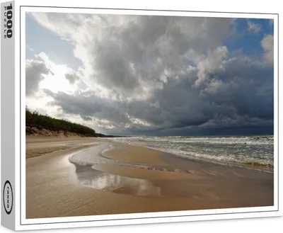 Produktbild von raxxa Premium-Puzzle "Einsamer Strand", 1000 Teile