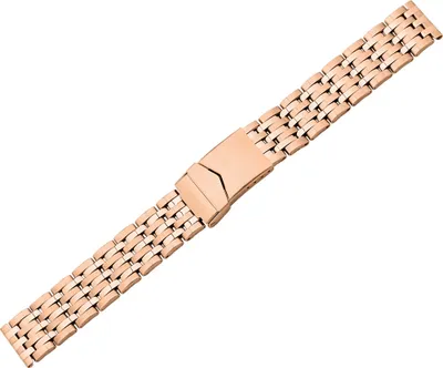 Produktbild von Minott > Uhrenarmband > Edelstahl matt / glänzend > rosegoldfarben , Stegbreite:20mm
