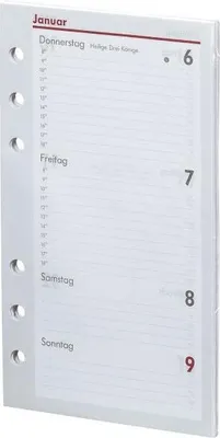 Produktbild von BSB Kalendarium Timer ca A6 16,7x9,5cm 1Woche/2Seiten 2027 (02-00580)