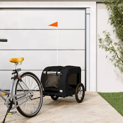 Produktbild von Hundekarren – Tierwagen – Bequemer Transport – Robuster Eisenrahmen – 75 cm – Schwarz