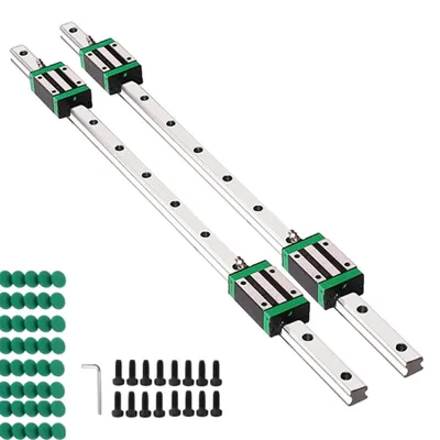 Lineare Führung HGR20 700 mm mit 4 Gleitblöcken, 2 Stück