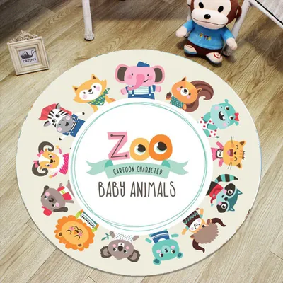Produktbild von 360Home Kinder Karikatur Teppichbodenmatte Schlafzimmer 80cm