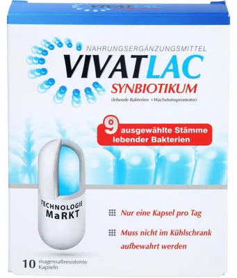 Immagine prodotto di VIVATLAC Capsule Sinbiotiche, 10 Capsule
