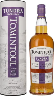 Produktbild von Tomintoul Tundra + Box 1000ml 40% Vol.
