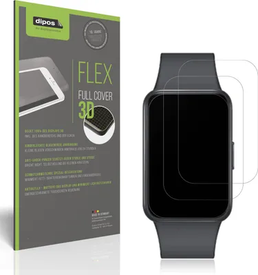 Produktbild von 2x Full Cover Schutzfolie matt für Samsung Galaxy Fit 3 Panzerfolie Anti-Shock