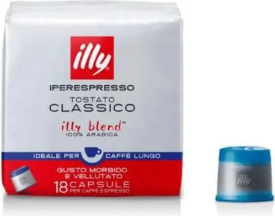 Zdjęcie produktu dla Kapsułki z kawą ILLY iperEspresso Classico Lungo – Średnio palone – 18 sztuk