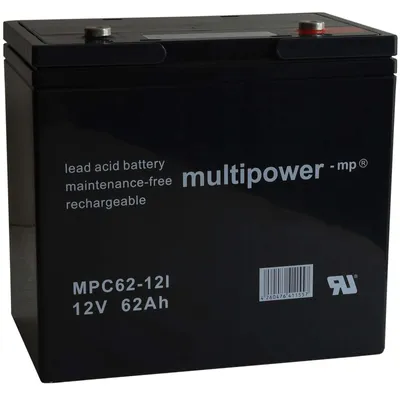 Produktbild von Powery Bleiakku multipower MPC62-12I zyklenfest