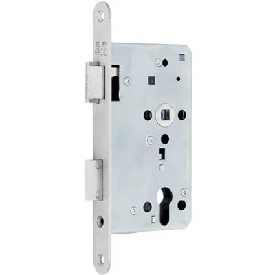 Produktbild von BKS Panikschloss 2320 Panikfunktion B DIN rechter Dorn 65mm Stulp 20mm VA abgerundet - B 2320 0002