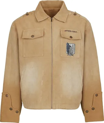 Produktbild von Attack On Titan Jeansjacke Herren Colossal Titan braun M