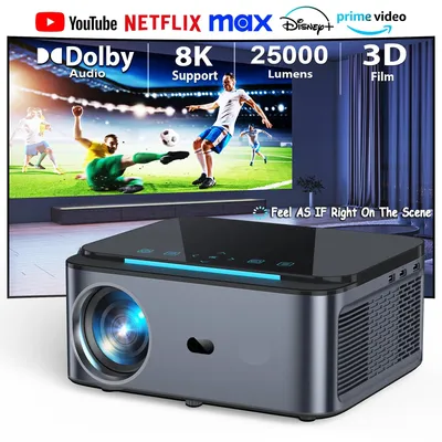 Image de Mini projecteur - Projecteur - Projecteur numérique - Portable - 1920x1080 dpi - LED - Avec autofocus - 800 ANSI lumens