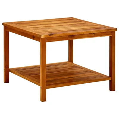 Image de Table basse 60x60x45 cm en acacia massif