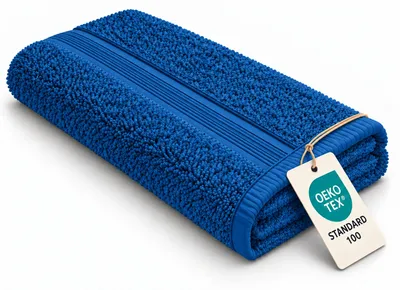 Zdjęcie produktu dla Ręcznik frotte 500 g/m² 50 x 100 cm, kolor królewski niebieski