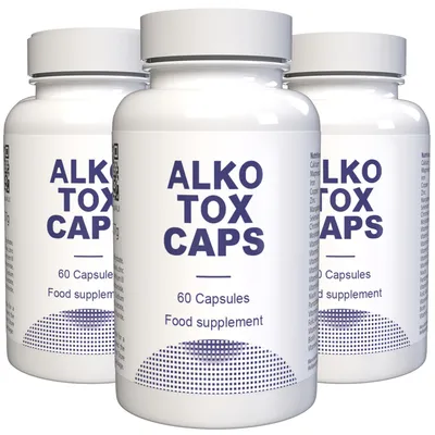 Obrázok produktu pre Alkotox - 180 kapsúl (3x60 kapsúl), balenie 3